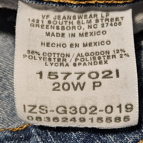 Riders Boot Cut Jeans Womens Plus Size 20W Petite High Rise Light Wash Denim - Picture 5 of 5